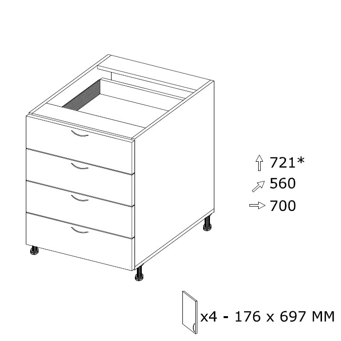 Alakaappi SSZ 7 MX L 700 x K 721 Alakaappi SSZ 7 MX L 700 x K 721